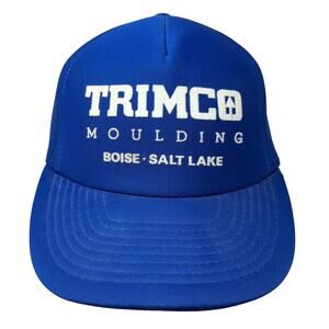 Trimco Moulding Boise Salt Lake 5 Panel Cap Blue One Size Adjustable Sport Cap